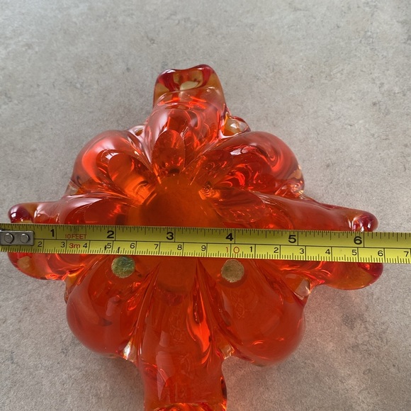 Glass Art Dish Exc Condition - Picture 6 of 8